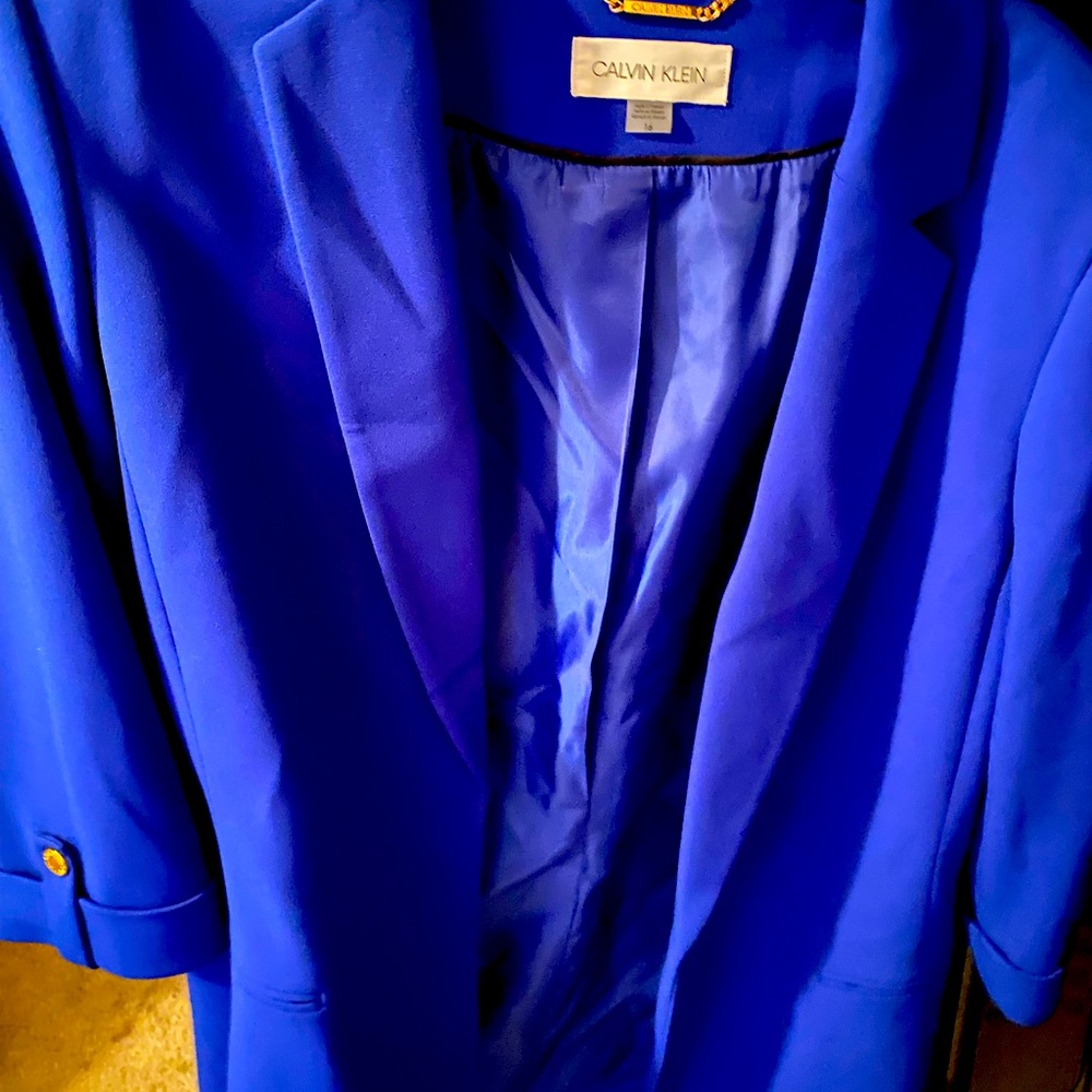 Calvin Klein royal blue woman’s suit